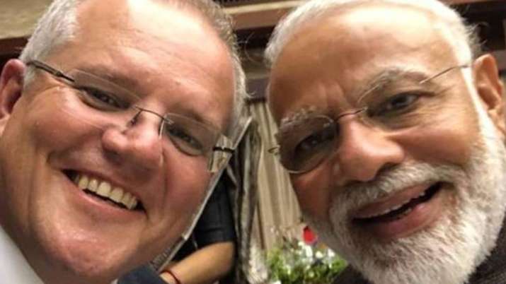 Scott Morrison and Narendra Modi