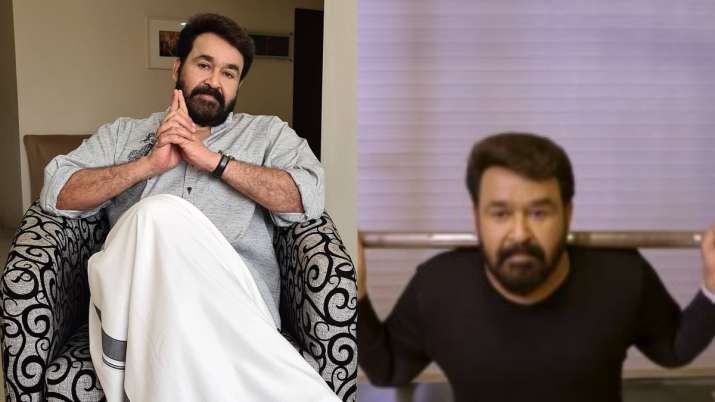 Mohanlal S Latest Workout Video Comes With A Lesson Follow A Healthy Habit Celebrities News India Tv