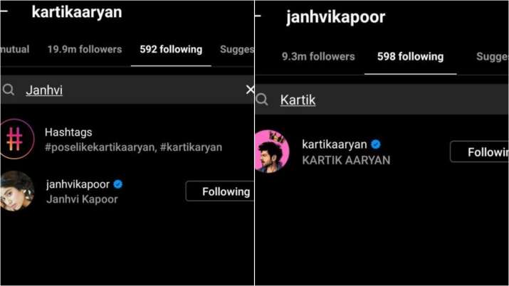 India Tv - Kartik Aaryan, Janhvi Kapoor