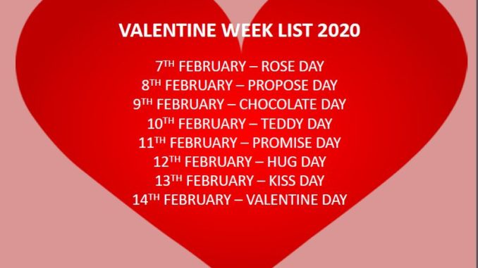 Valentine S Day 2021 Date Sheet Celebrate Rose Day Propose Day Kiss Day Other Special Days On These Dates Relationships News India Tv