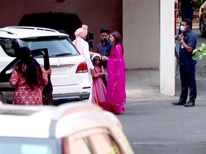 India Tv - Dia Mirza-Vaibhav Rekhi wedding celebrations begin, Aditi Rao Hydari and other celebs arrive