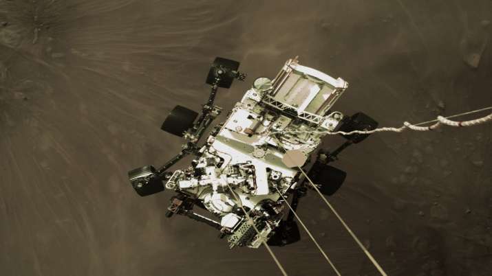 NASA rover sends 1st colour images of Mars, a selfie too