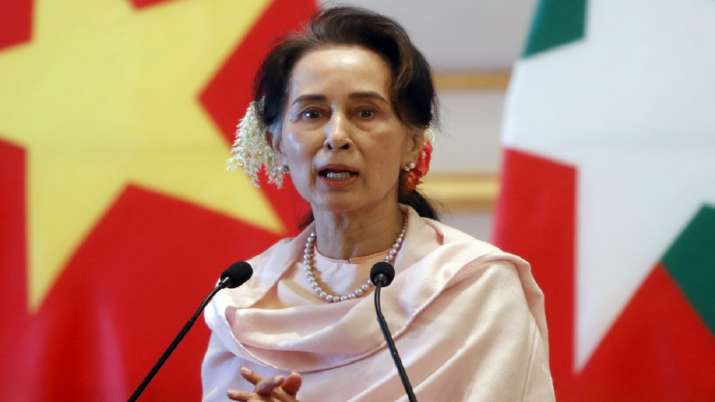 Myanmar's leader Aung San Suu Kyi