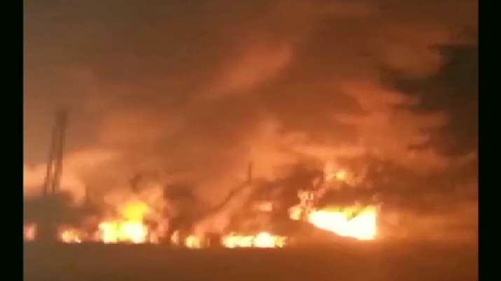 Bulandshahr, fire, chemical factory