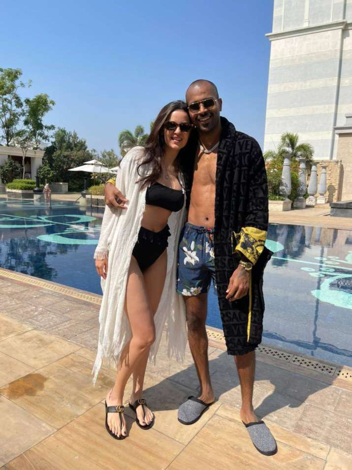 Photos of Hardik Pandya spends quality time with son and wife | Cricket  News – India TV