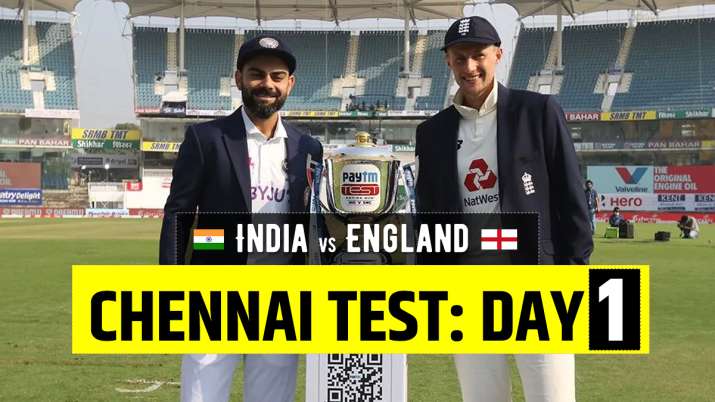 Highlights India Vs England 2nd Test Day 1 Rohit Rahane Hand India Advantage On Tricky Chennai Pitch Cricket News India Tv