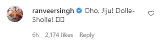 India Tv - Ranveer comments on Nick's post