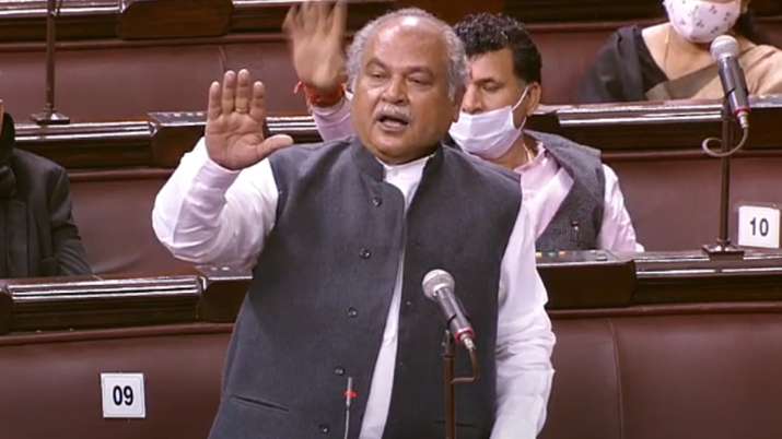 narendra singh tomar in rajya sabha