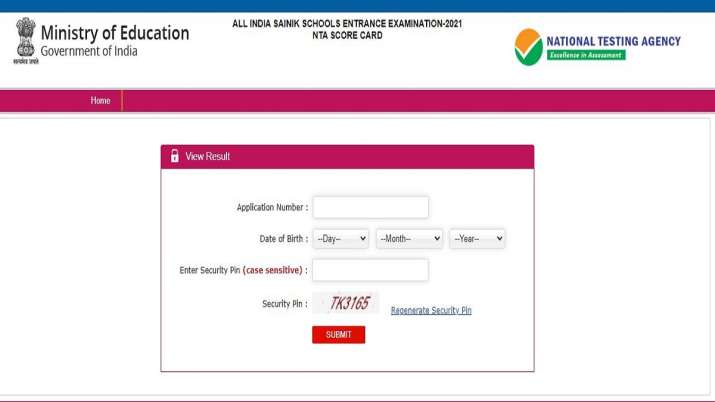 Aissee Result 21 Declared At Aissee Nta Nic In Sainik School Entrance Exam Result Link Exam News India Tv