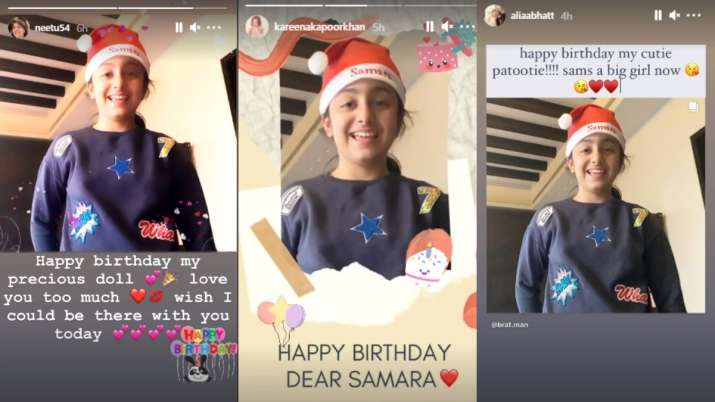 India Tv - Alia Bhatt, Kareena Kapoor Khan's cute birthday wishes for Samara