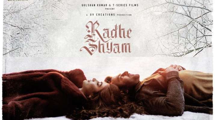 Poster of Radhe Shyam featuring Prabhas and Pooja Hegde