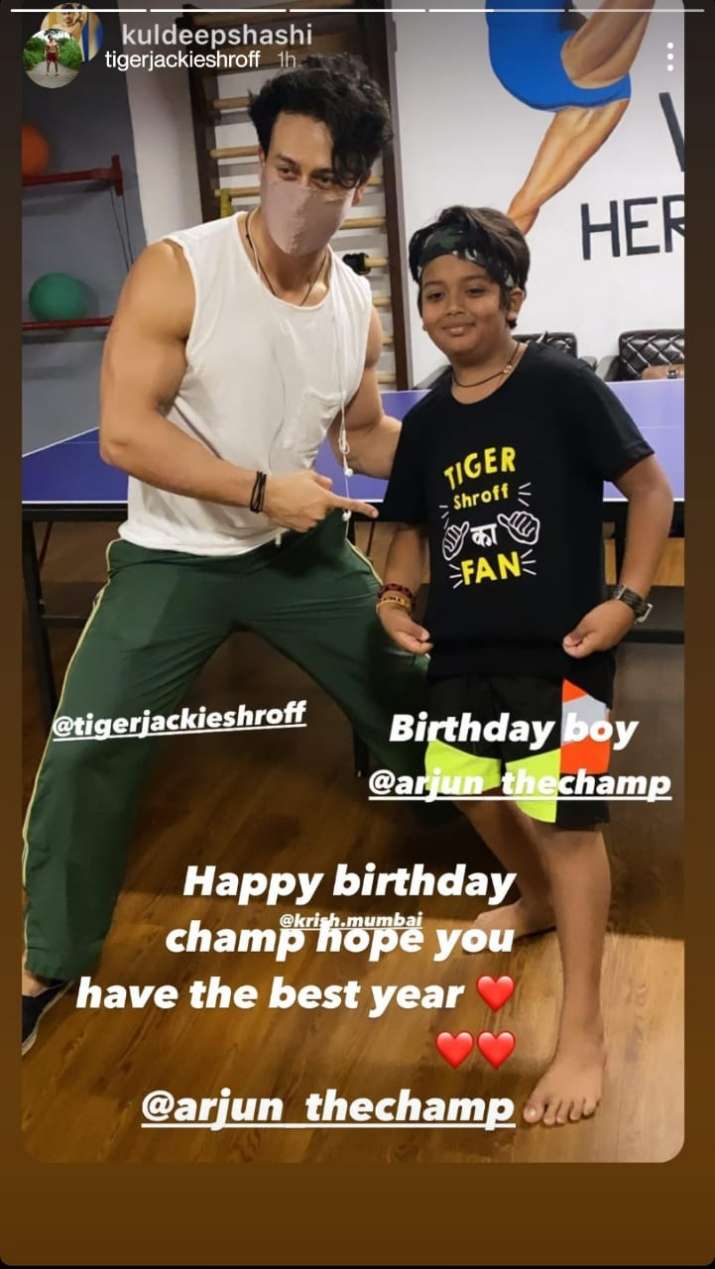 India Tv - Tiger Shroff makes fan's birthday extra special as he shares their adorable picture