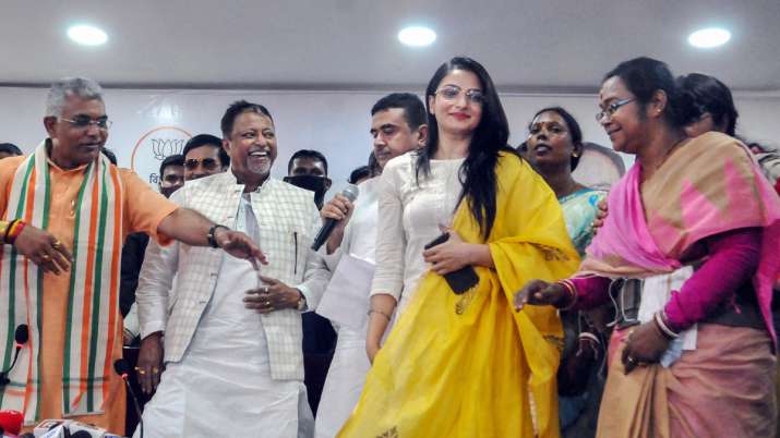 bengal polls, Tanusree Chakraborty joins BJP