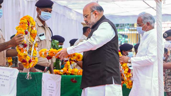 Amit Shah leaves for Chhattisgarh, to visit site of Naxal attack in Bijapur | India News – India TV