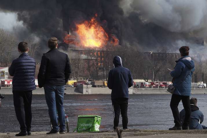 russia fire