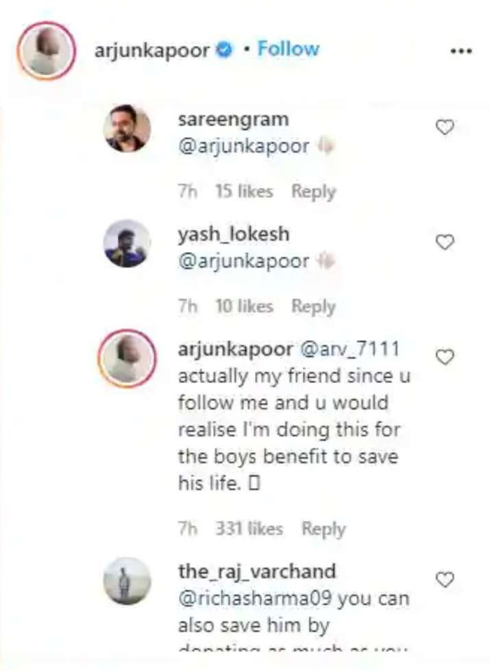 India Tv - Arjun Kapoor Instagram