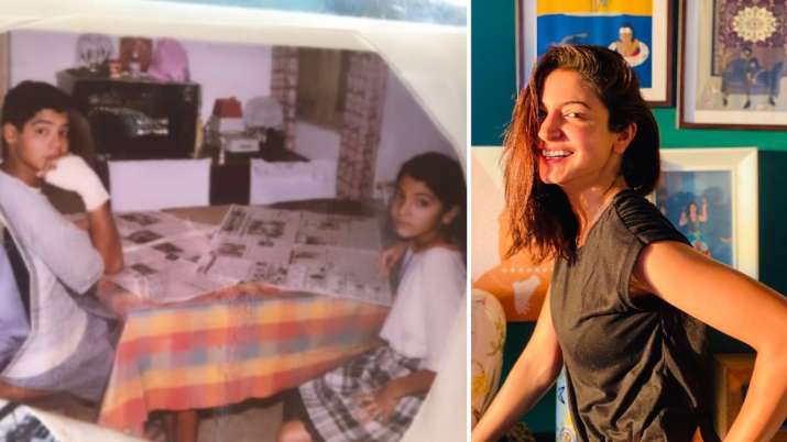 Anushka Sharma shares childhood pic with brother Karnesh; he wonders, 'Why were we reading news?'