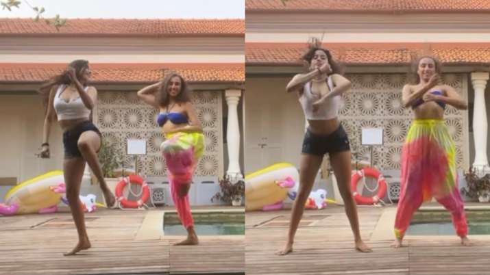 Janhvi Kapoor Flaunts Her Dance Moves On Cardi B S Song Up Again In Latest Poolside Video Celebrities News India Tv