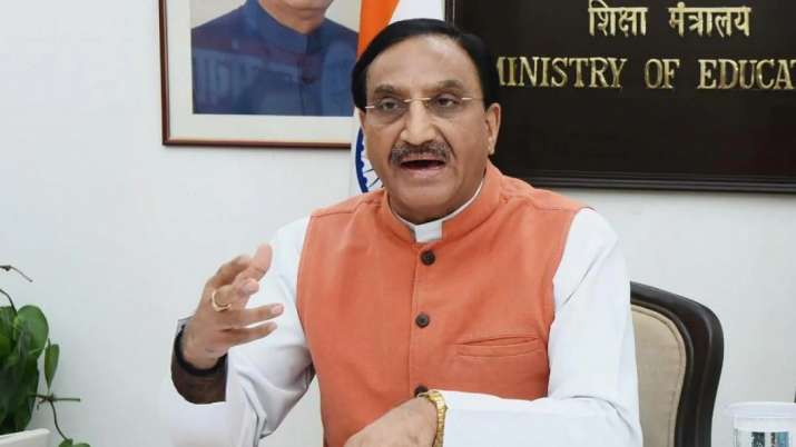 Union Education Minister Ramesh Pokhriyal Nishank tests
