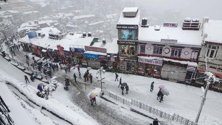 Snowfall in high reaches, rain in other parts of Himachal Pradesh