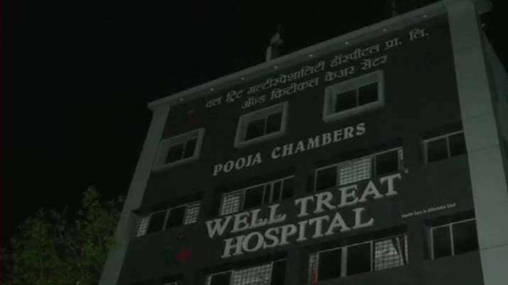 Fire breaks out at a COVID hospital in Nagpur.