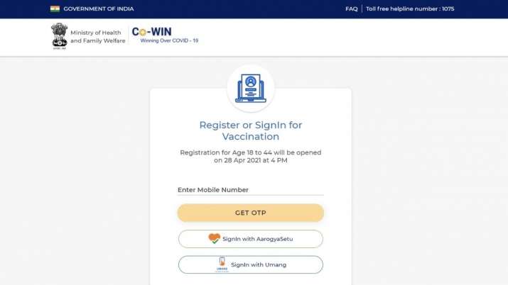 CoWIN does not collect information about Covid infection