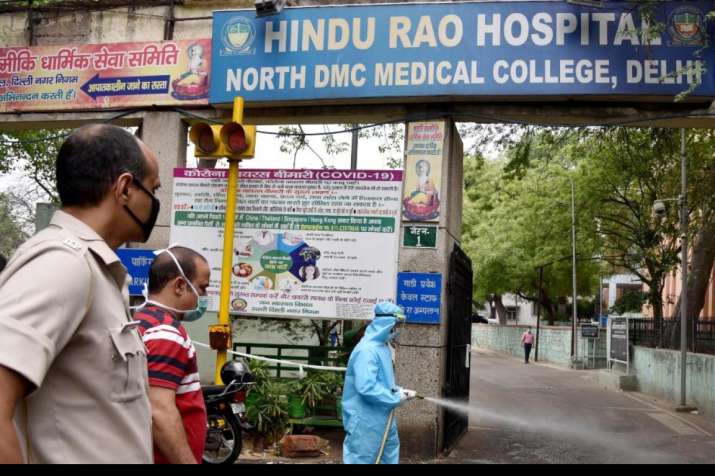 23 COVID patients admitted in Hindu Rao Hospital left
