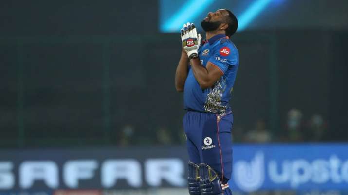 The West Indian all-rounder scored an unbeaten 87 off just 34 deliveries as MI chased a mammoth 219-