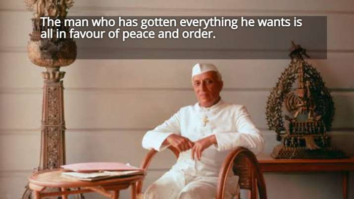 India Tv - Jawaharlal Nehru Death Anniversary: 10 Inspiring quotes by the first Prime Minister of India