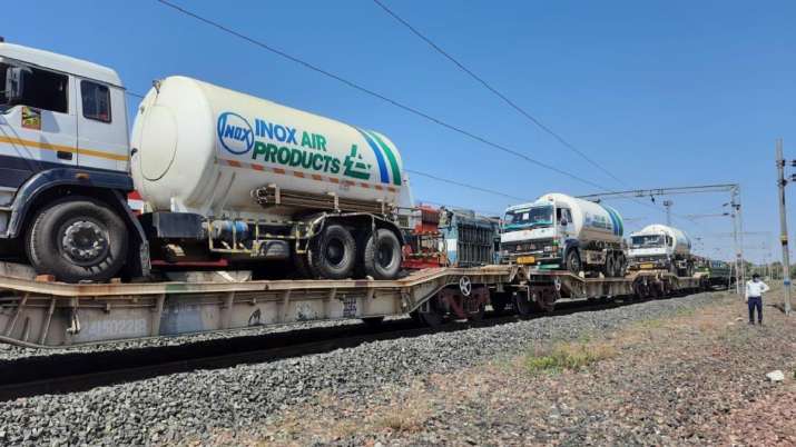 Oxygen Express, Indian Railways, delivers, 1195 Metric Tons, oxygen, 24 hours, coronavirus highest i