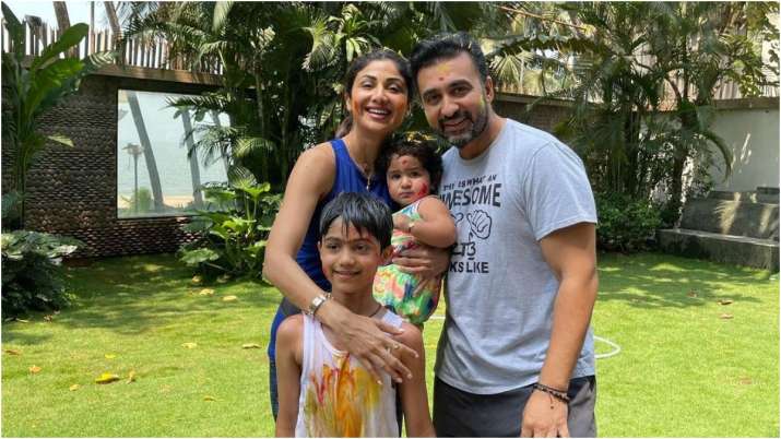 Shilpa Shetty S One Year Old Daughter Samisha Son Viaan And Husband Raj Test Covid 19 Positive Celebrities News India Tv