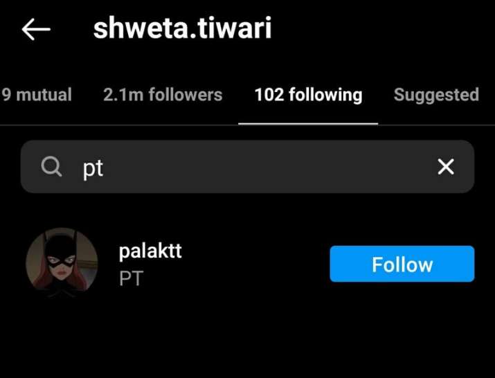 India Tv - Palak Tiwari's Insta handle