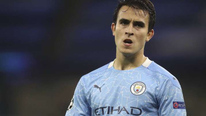In this Oct. 21, 2020 file photo, Manchester City's Eric