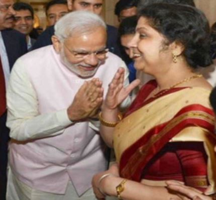 India Tv - Ex-Prasar Bharti CEO shares PM Modi's morphed image