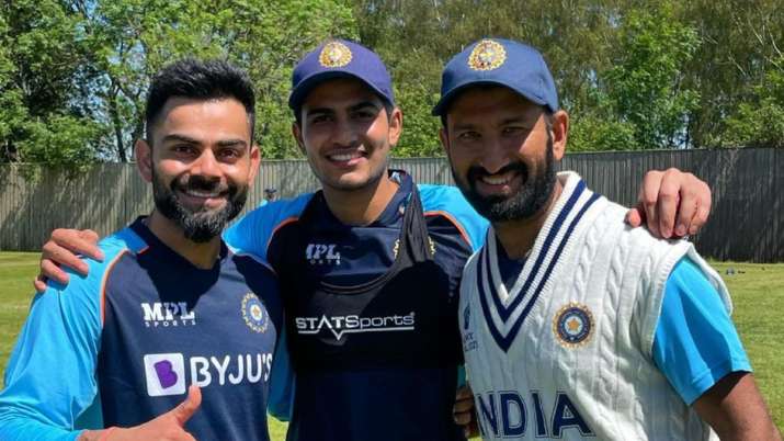'Sun brings out smiles!': Virat Kohli shares picture with Gill, Pujara during training session