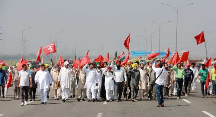 farmers protest