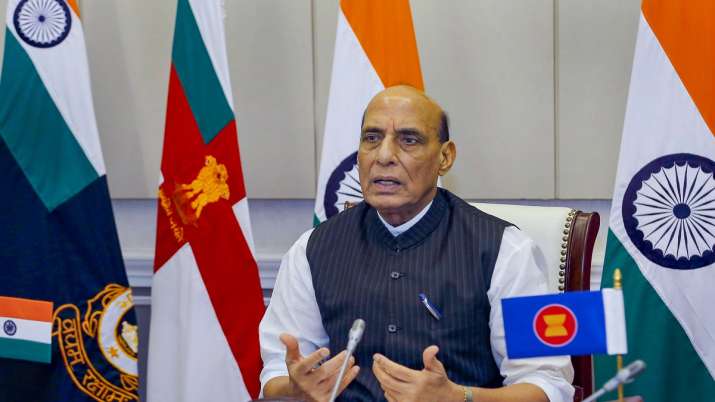 Defence Minister Rajnath Singh.