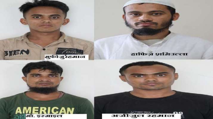 Several Rohingyas who were residing illegally in Uttar