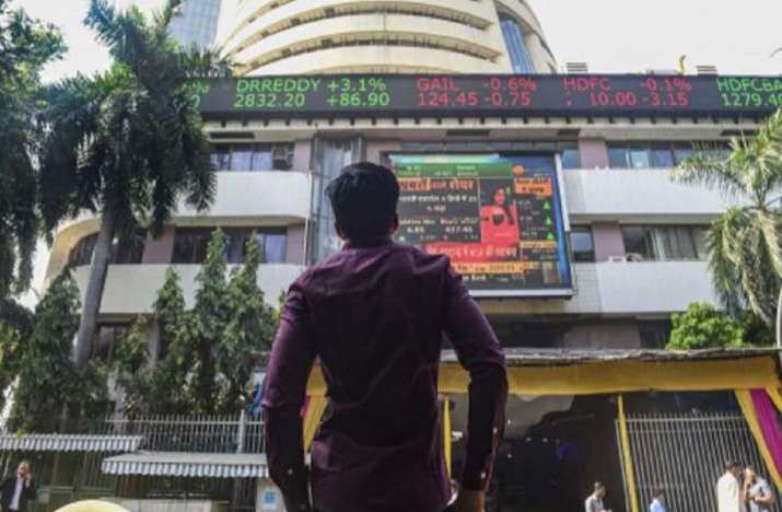 Sensex jumps, Nifty tops