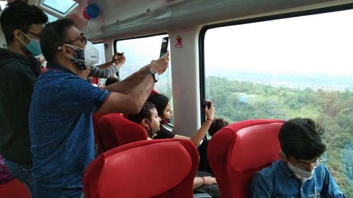 The Vistadome coach service on the Mumbai-Pune Deccan