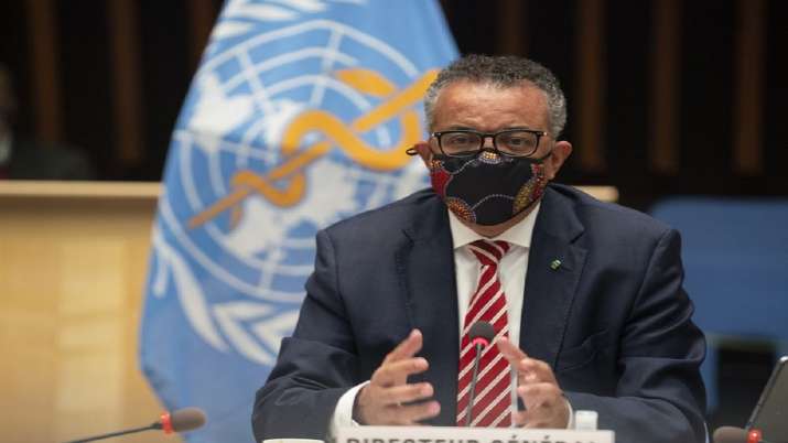 WHO chief Tedros Adhanom Ghebreyesus in his keynote speech