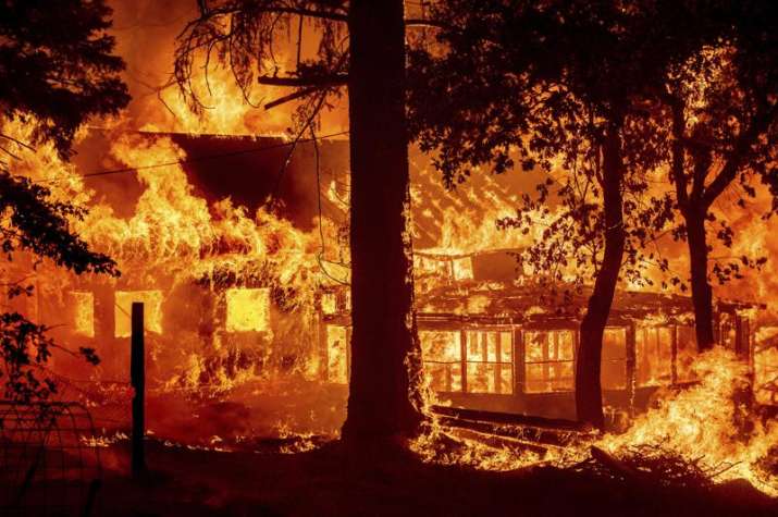 California largest wildfire, California largest wildfire photos videos, houses destroyed California 