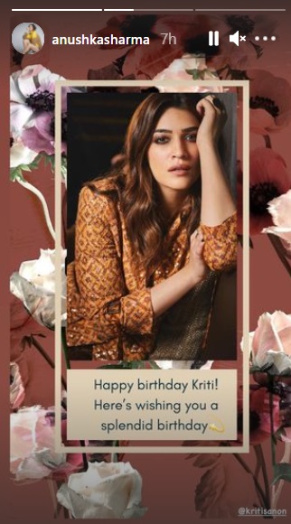 India Tv - Kriti Sanon birthday: Anushka Sharma to Arjun Kapoor, B-town celebrities pour in wishes 
