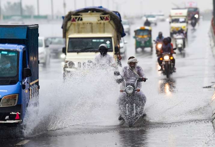 Delhi rain