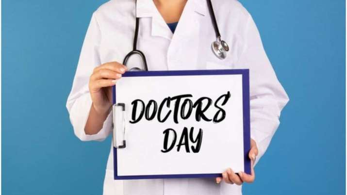 On National Doctors' Day 2021, perspective of a doctor treating COVID-19 patients