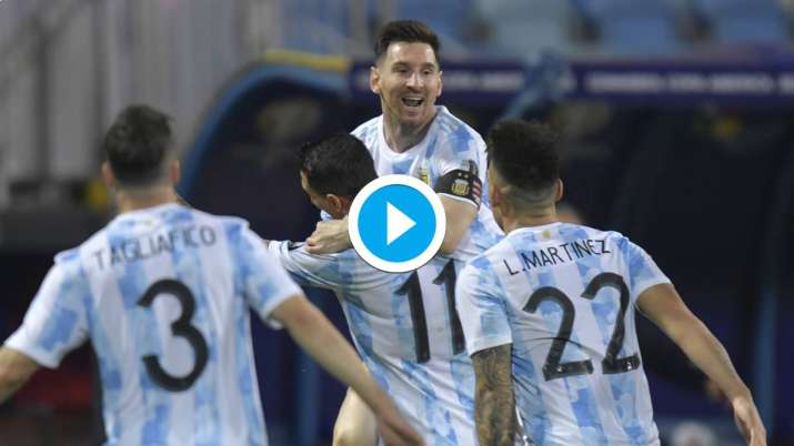 Copa America Highlights Messi Masterclass Leads Argentina To 3 0 Win Over Ecuador Football News India Tv