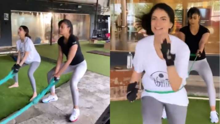 Shweta Tiwari sweats it out at gym with daughter Palak in THIS viral video 