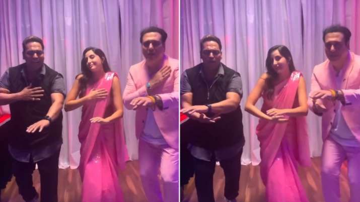 Govinda, Nora Fatehi are here to take away your Monday blues as they dance on Zaalima Coca Cola