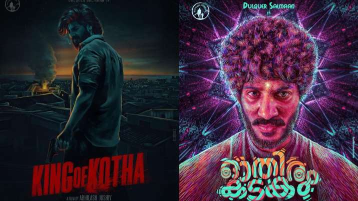 Dulquer Salmaan shares first look posters of two new films 'King of Kotha' and 'Othiram Kadamam'