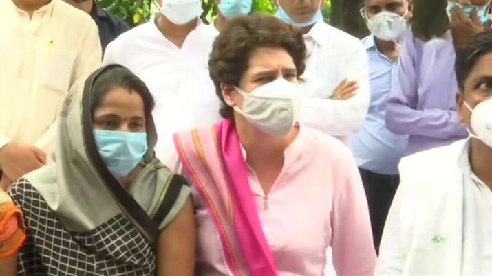 Priyanka Gandhi Vadra is on a two-day visit to the capital